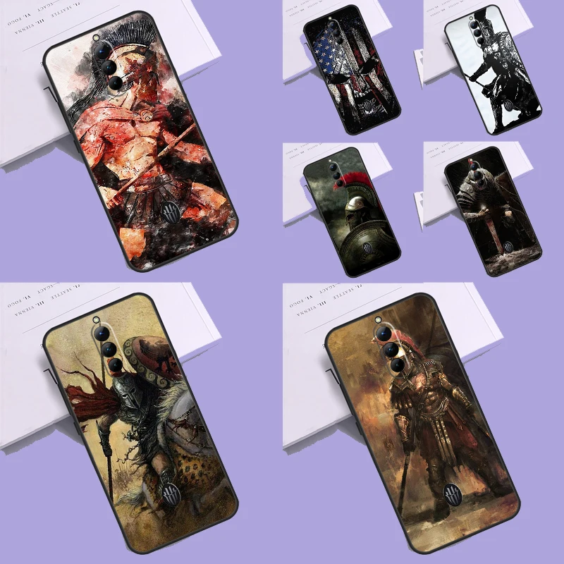 Spartan Warrior Soldier Case For ZTE Nubia Red Magic 8S Pro 8 Pro Plus 7S 7 Pro 6 6S 6R 5G 5S Cover Shell Fundas