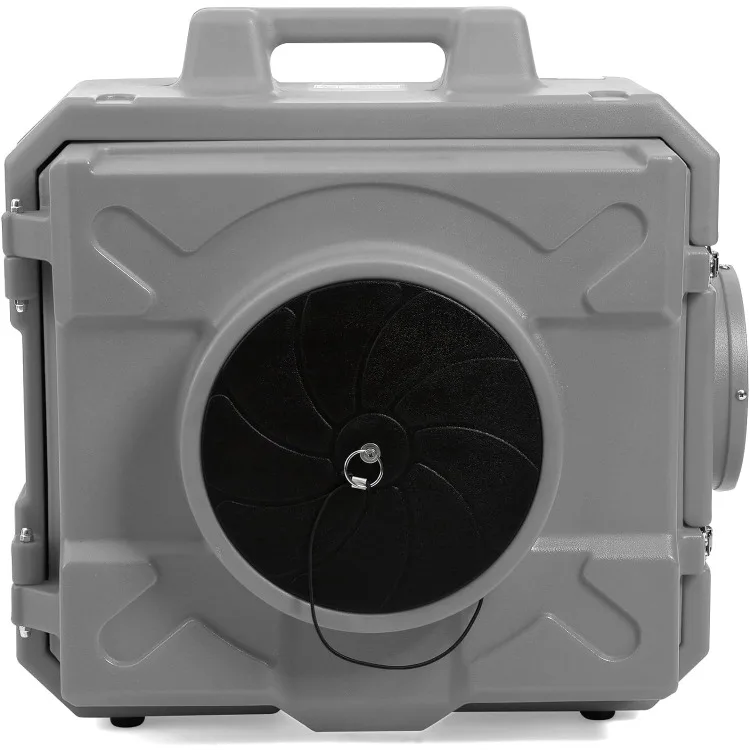 HEPA500-purificador de aire comercial 500cfm, depurador de aire Hepa, máquina de aire negativa, moldeado roto-gris