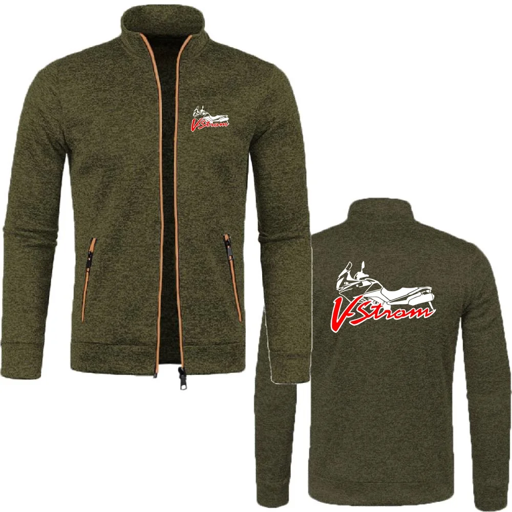 Suzukies-sudaderas con cremallera para hombre, chándal de lana para motocicleta, Jersey de punto con Logo del equipo de Motorsport DL 650, S-5XL