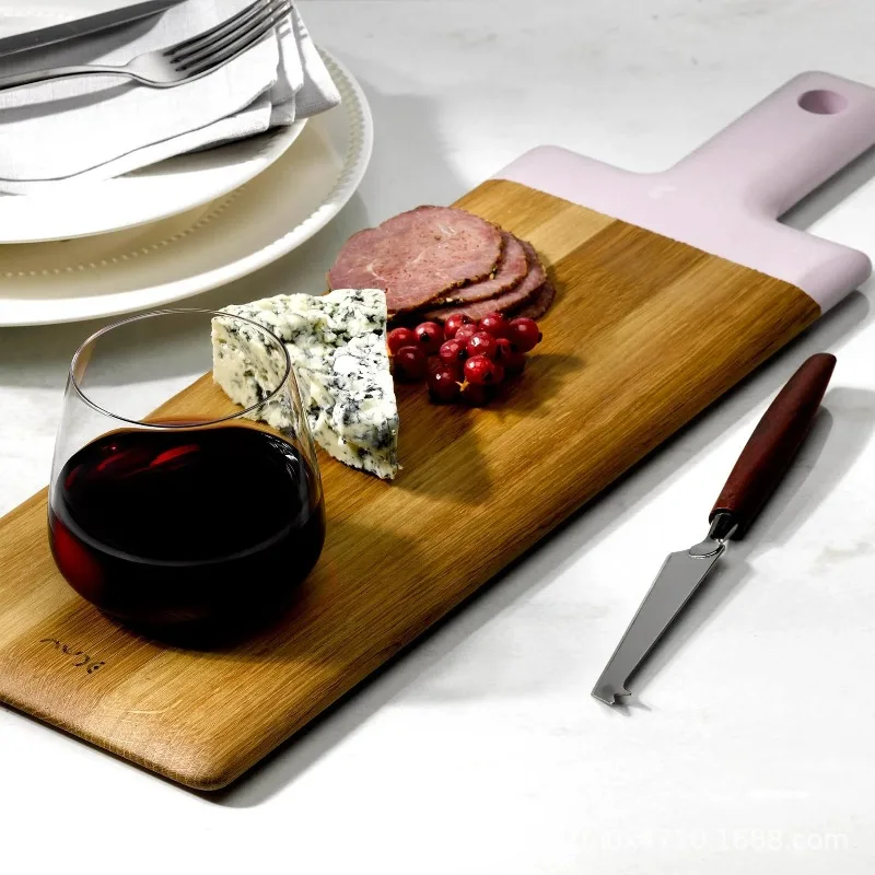 

Flat bottom cup tray set Crystal glass water cup with wooden water holder set