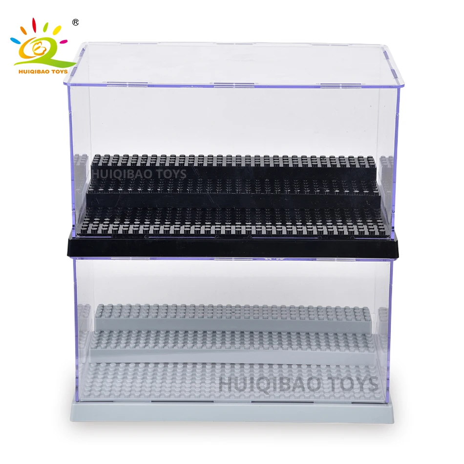 HUIQIBAO 3-stufige, staubdichte Vitrine aus Acryl für Sammlerstücke, Spielzeug und Geschenke für Erwachsene – Detail 11