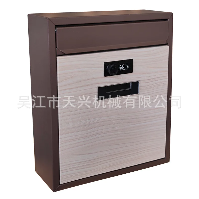 

Прямые продажи с фабрики, замок с паролем, почтовый ящик, термоперенос, деревянное зерно, почтовый ящик TX0020