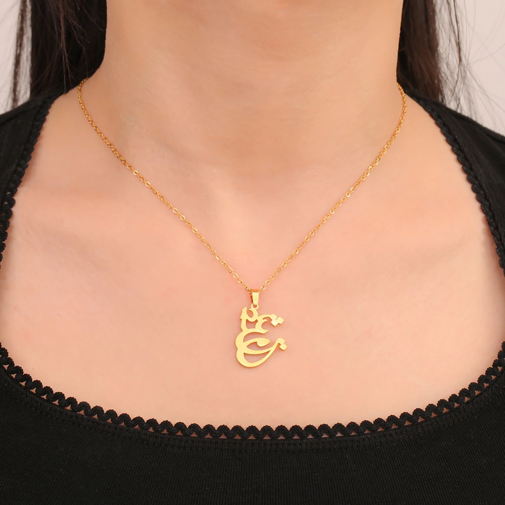 Dawapara Persische iranische Liebe Eshgh Farsi Halskette Persische Kalligraphie Halskette Edelstahl Schmuck Neujahrsgeschenk – Detail 9