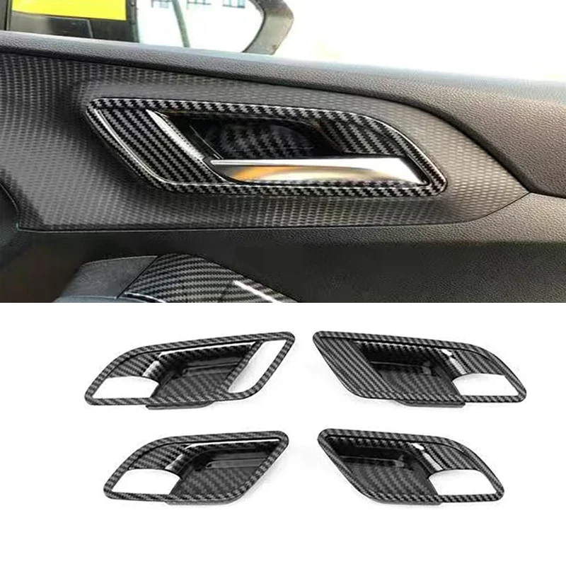 

For MG GT MG 5 2021 2022 2023 2024 ABS Carbon Fiber Window Lift Center Console gear Panel Inner Handle Handle car Accessories