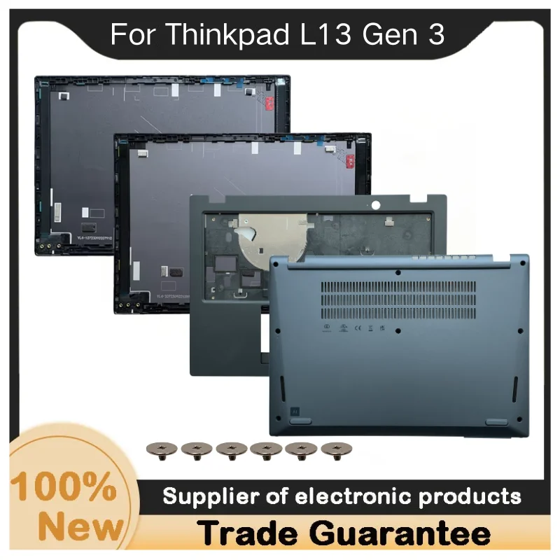 

Новый ЖК-дисплей для Kailxuling Thinkpad L13 Gen 3 5M11H26258/Панель для рук без отверстий для сканера отпечатков пальцев 4600PW260011/Нижняя часть 4600SK190011