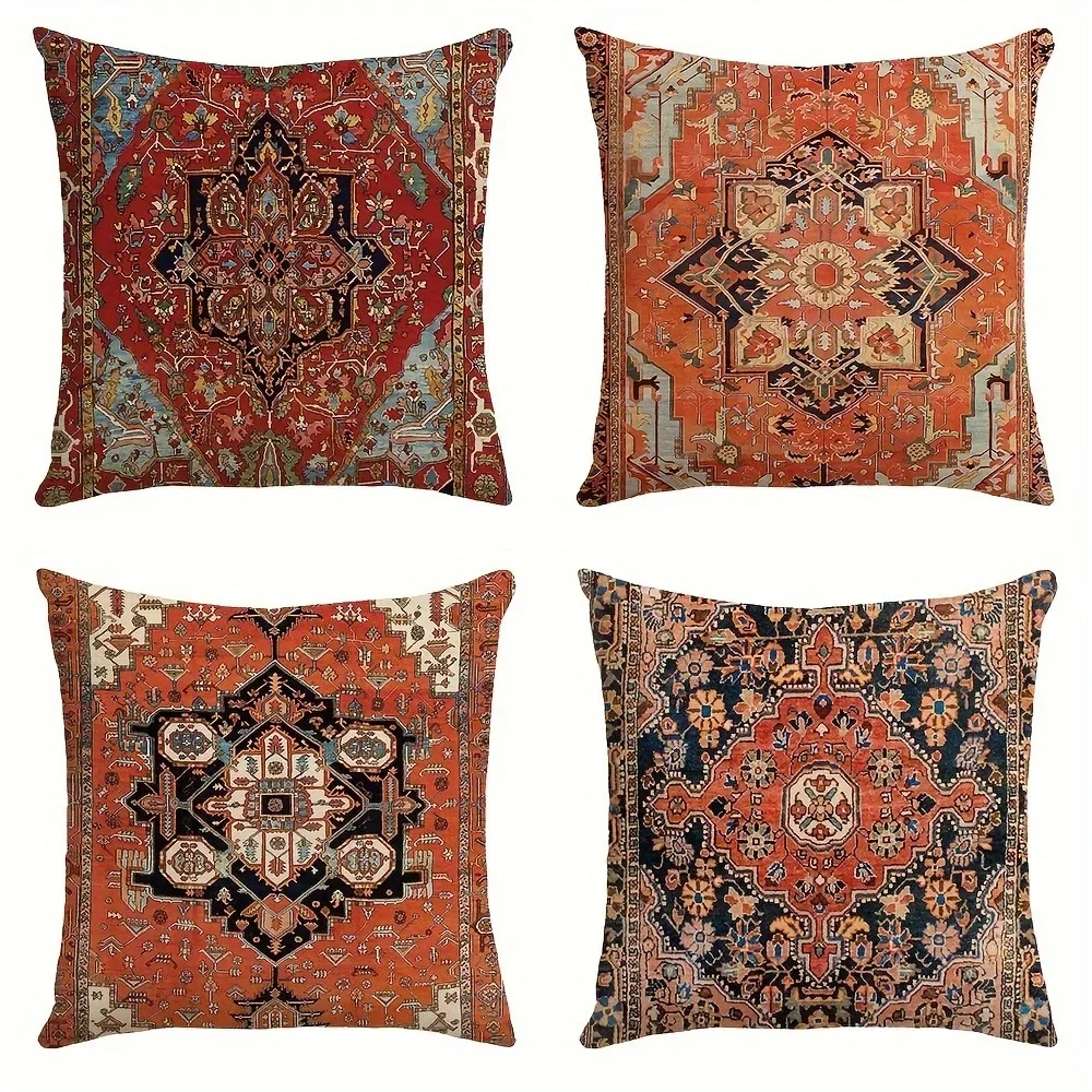 Bohemian ethnic style pillowcase living room sofa cushion cover bedroom room home decoration