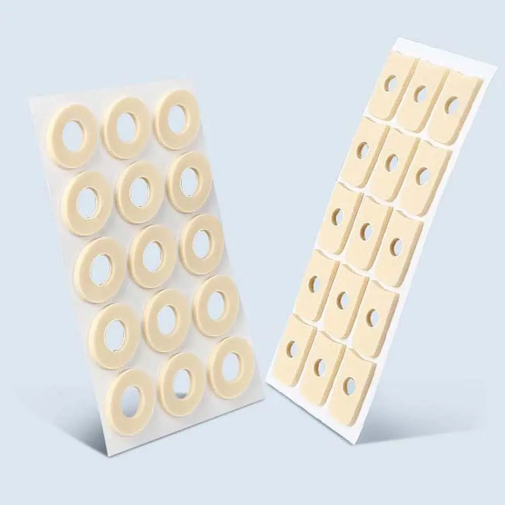 패드 라텍스 발가락 패드 발 쿠션 지지대 발 굳은살 보호 패드 발 마찰 방지 스티커 굳은살 쿠션 패드 무지외반증 보호대