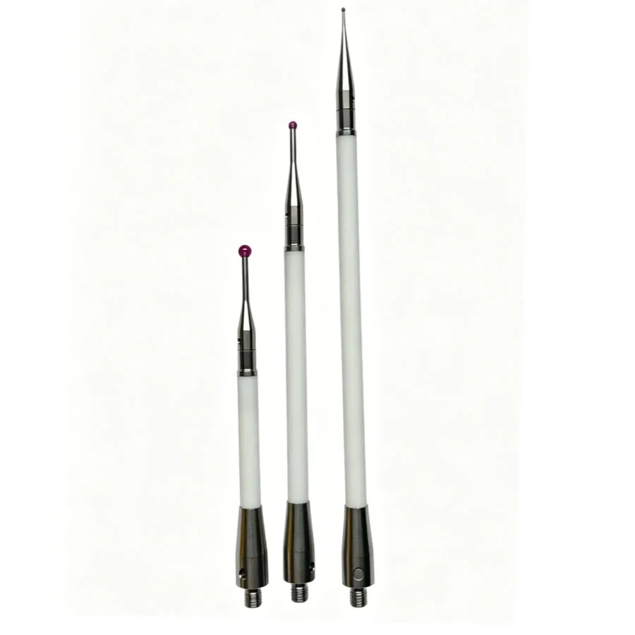 M4 thread to M3 thread ceramic extension rod, machine tool measuring needle adapter, ceramic extension rod