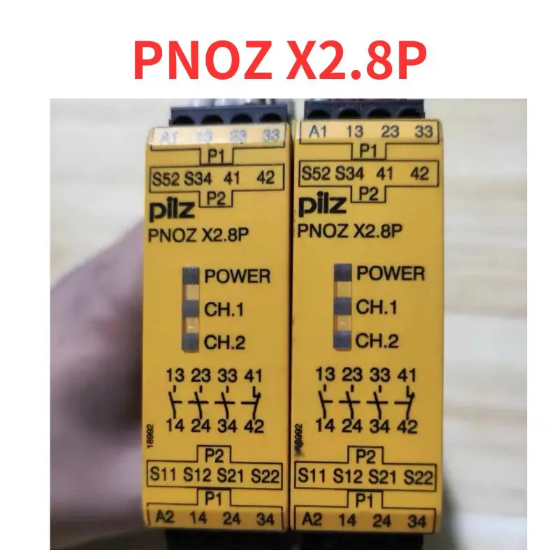 

Second-hand PNOZ X2.8P relay test OK Fast Shipping