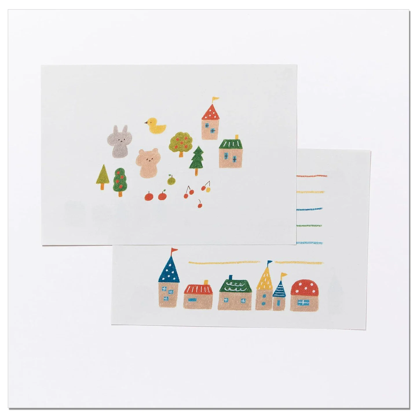 Japanese Mizutama Cute Illustration Craft Paper Collection 100 Pcs Unique Soft‑style Decorative Letter Sheets For Decoration
