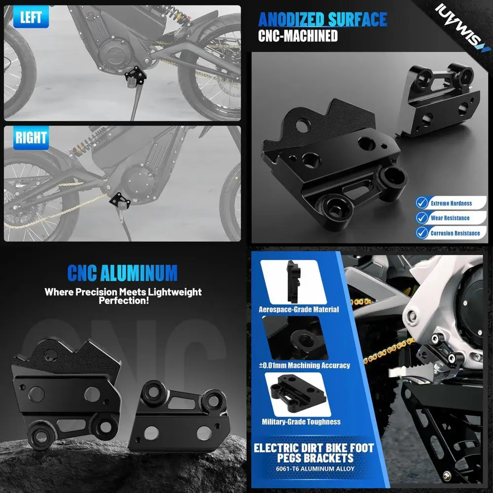 

Электрические подножки для велосипеда, кронштейны, комплекты держателей, кронштейн для педали, поддержка ЧПУ для Talaria XXX X3 PRO