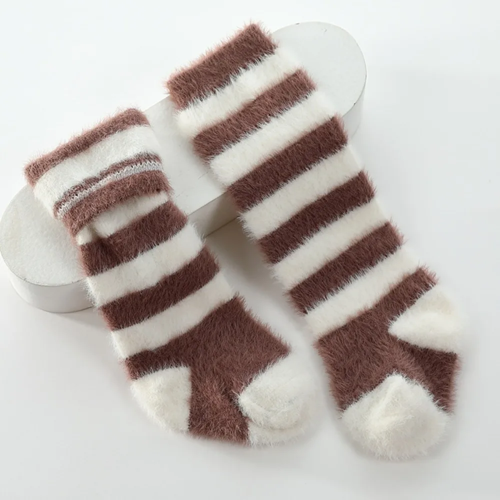 

Fashion Autumn Winter Long Socks Thickned Warm Plush Knee Socks Infant Toddler Cold Proof Stockings