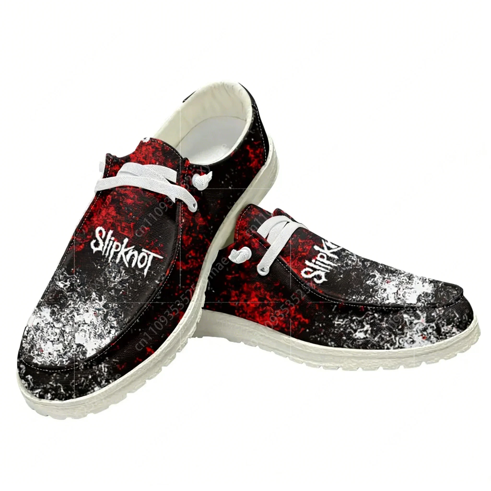 S-Slipknots Heavy Metal Rock Band Casual Shoes Men Woman Flat Shoe Breathable Indoor Outdoor Lightweight Custom Made Shoes
