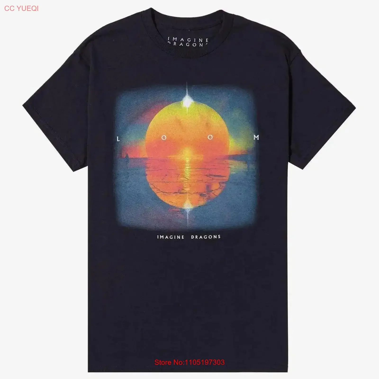 

НОВИНКА: Классическая футболка с дизайном обложки альбома Imagine Dragons, ХИТ ПРОДАЖ 2024, винтажная, с эффектом потертости, комфортная.