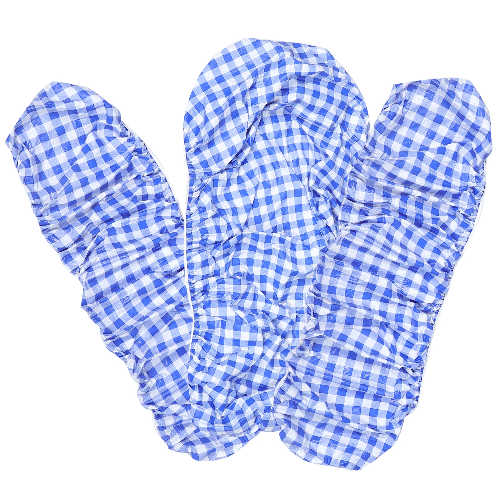 

1 Set Picnic Table Cover Elastic Edge Durable Pvc Flannel Stain Resistant Easy Clean Camping Furniture Protector Home Office