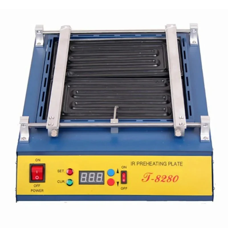 220V Or 110V Puhui T8280 PCB Preheater IR Plate-8280 IR-Preheating Oven 0-450Degree Celsius Solder Repair