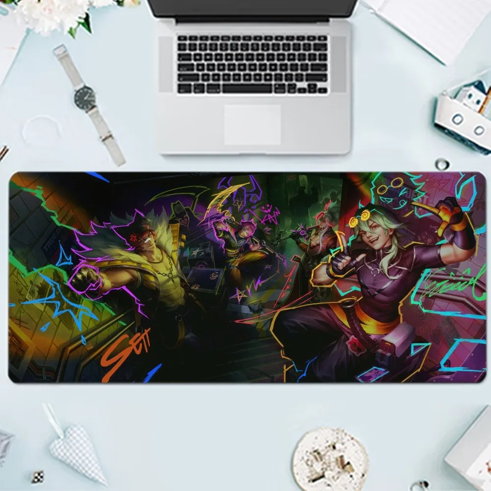 Heartsteel L-League Of L-Legends Mousepad Large Gaming Compute Gamer PC Keyboard Mouse Mat