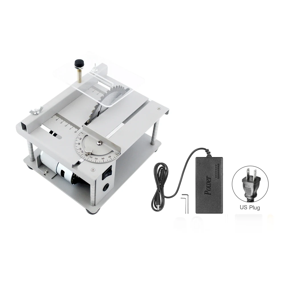 

150W Multi-Functional Table Saw Desktop Saw Cutter Electric Cutting Machine with Saw Blade -Speed Angle