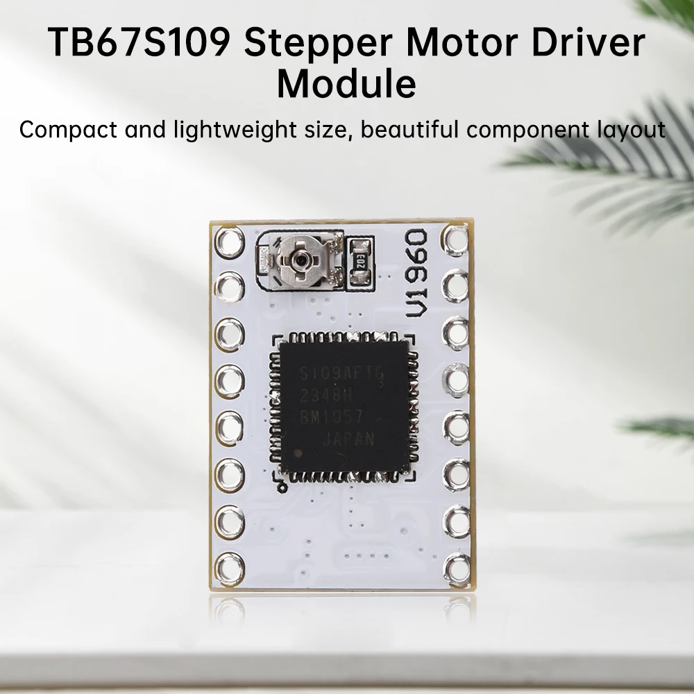 TB67S109 Stepper Motor Driver Module Maximum 4A Current Drives 42/57 Motors for Various DIY Applications