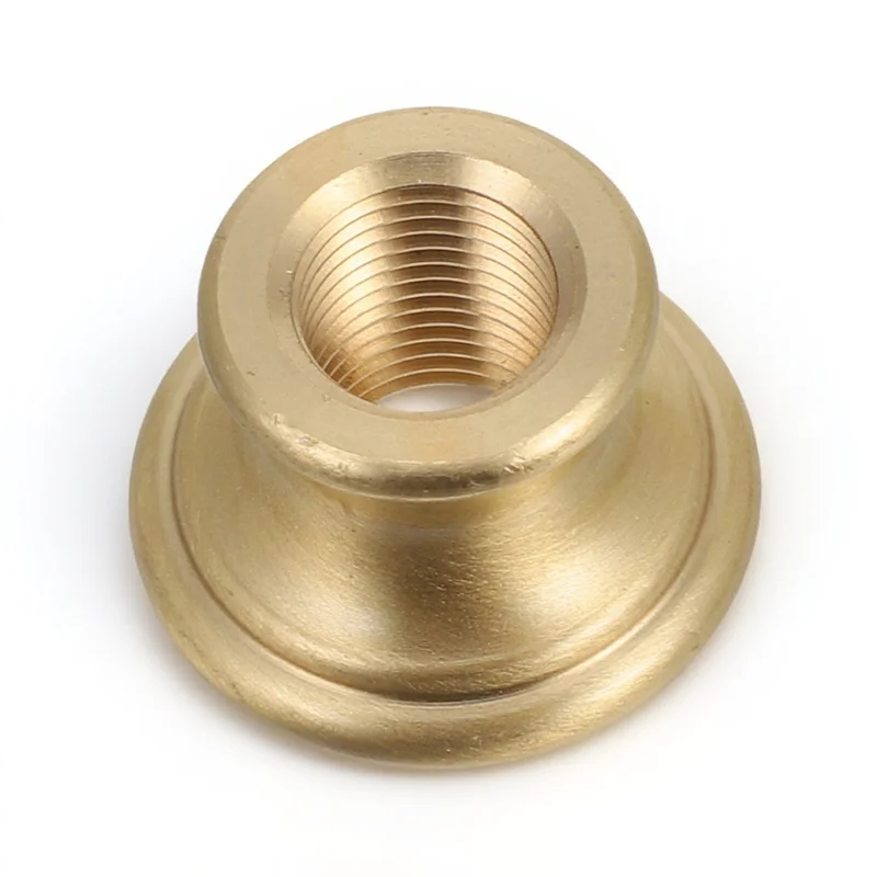 

M10 Solid Brass Lamp Connector Threaded Brass Rod Lamp Repair Coupling Light Fixture DIY Parts Rod Connector for Lamps