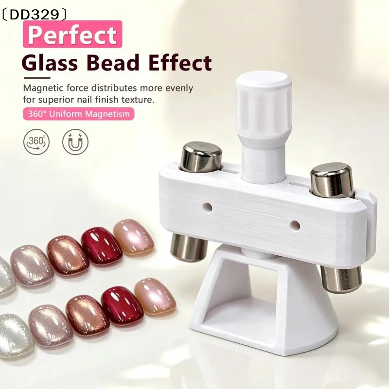 Powerful Automatic Cat's Eye Magnet Rotatable Whipping Top Design Wide Light Glass Bead Nail Art Magnetic〔DD329〕