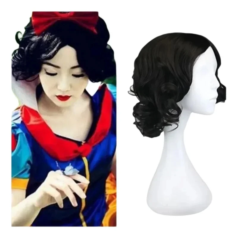 

Princess Wig Anime COS Wig Power Game Joan of Arc Snow White Fake Snow White Wig Synthetic fiber wig
