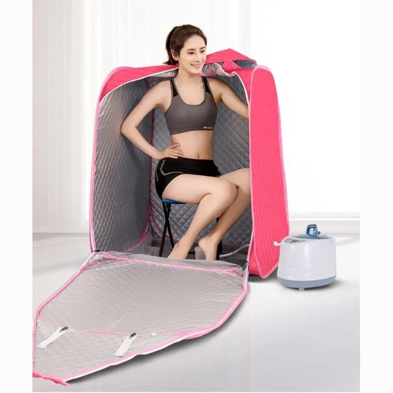 Imagem -02 - Portable Health Steam Sauna Cabin para Casa Folding Detox Therapy Perda de Peso Corpo Inteiro Spa Útil