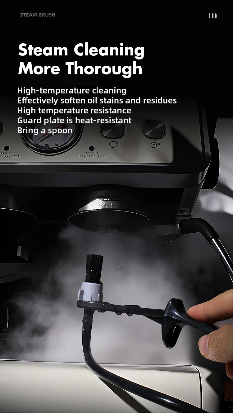 Kaffeemaschine Dampfreinigungsbürste Grouphead-Bürste für Delonghi Breville 51 mm 54 mm 58 mm Barista-Werkzeug Espressomaschine Zubehör – Detail 1