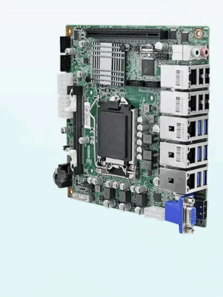 EITX-7500 supports the tenth generation industrial motherboard 1200 pins 5-port visual inspection server dedicated motherboard