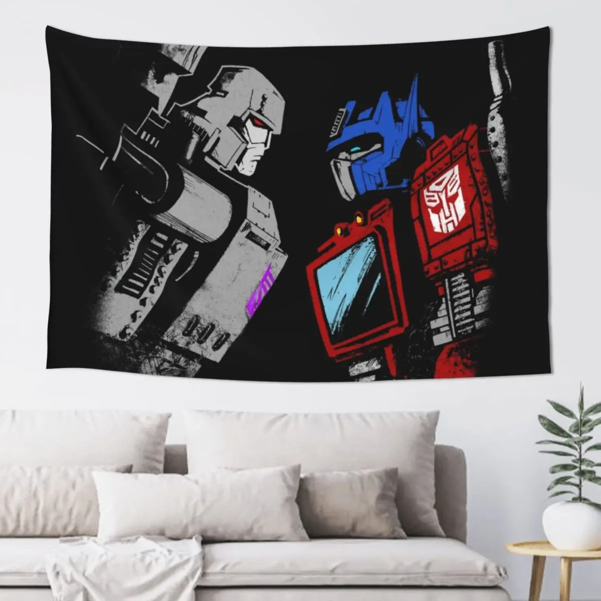 optimus prime megatron transformers full color Tapestry Home Decoration Wall Decorations Wall Decor Tapestry