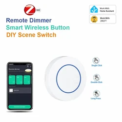 Zigbee Smart Button Scene Switch Wireless Remote One Key Controller Smart Home TUYA Smart Life Automation Scenerio Switch Dimmer