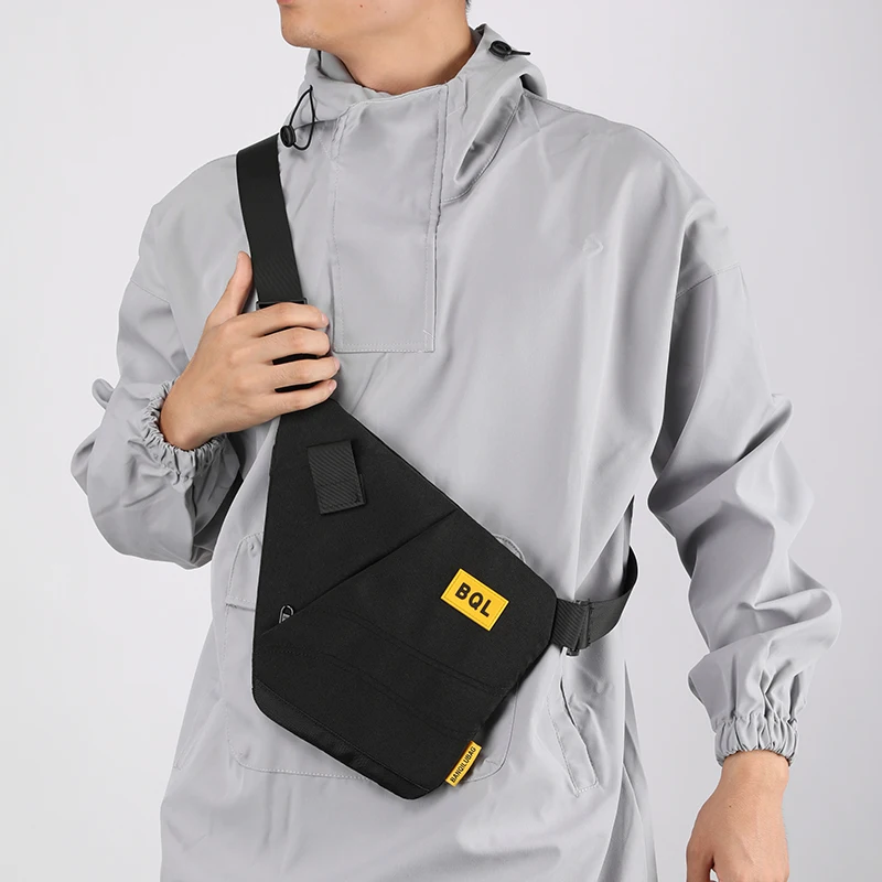 

Men's Ultra Thin Anti-theft Small Chest Bag Portable Mini Travel Cross Body Bags Male Lightweight Sling Shoulder Bags for Men