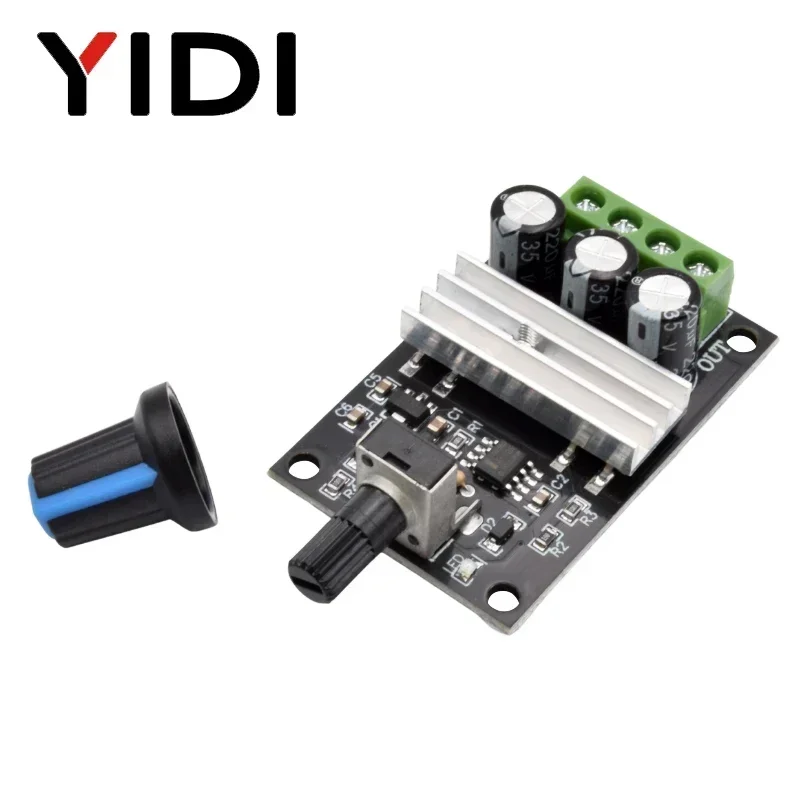 12V 24V 3A PWM DC Motor Speed Controller LED Dimmer Module Stepless Voltage Regulator Governor Adjustable Power Control Switch
