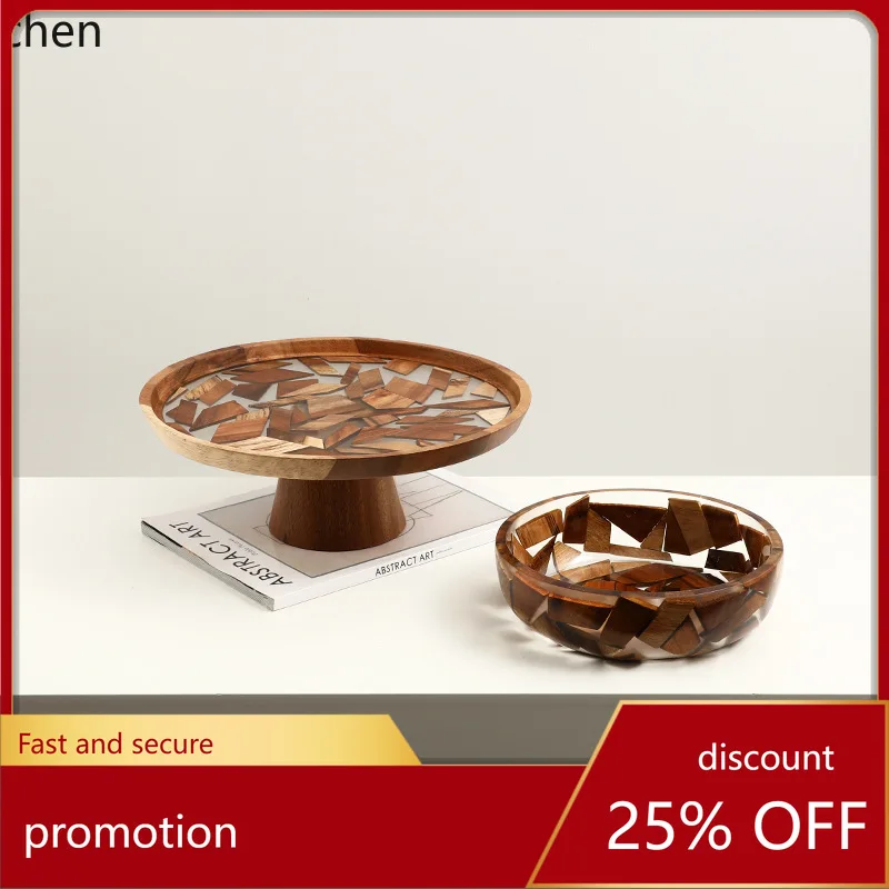 

Zml modern resin fruit plate - sample room, b&b, coffee table, dining table, bar decorative tray