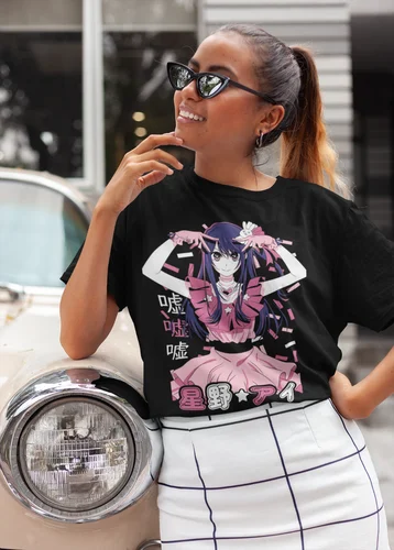 Imagen 2 del producto Oshi No Ko camiseta Ai Hoshino Waifu Girl Call Of The Night Anime Shirt, todas las tallas