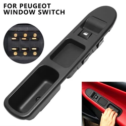 Window Switch Compatible with Peugeot 207 2006-2018 Durable Power Window Control Switch Stable Electric Window Lifter Switch