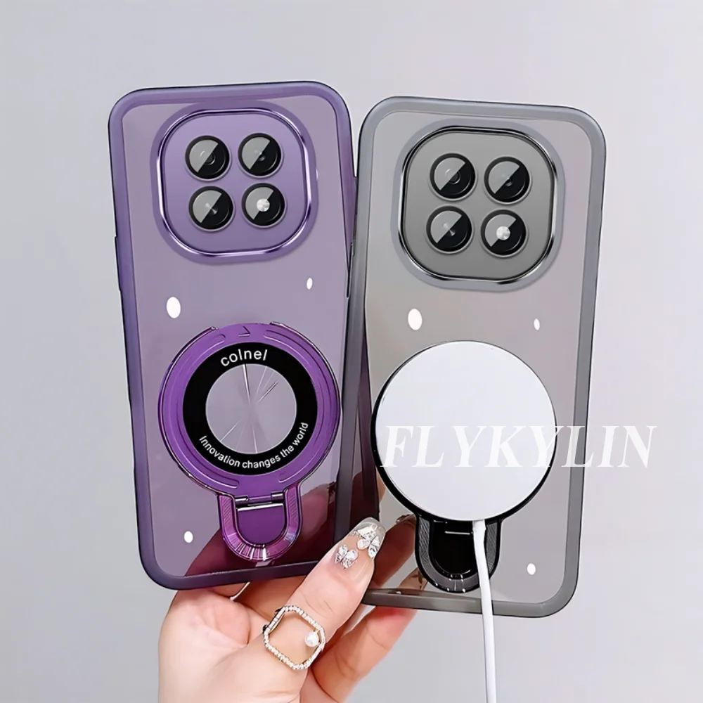 Telefon Fall Für Moto G75 G85 G05 G15 G35 G24 G34 G54 G84 G86 G56 Dünne Halterung Kann Magnetisch Anziehen transparent Soft Shell