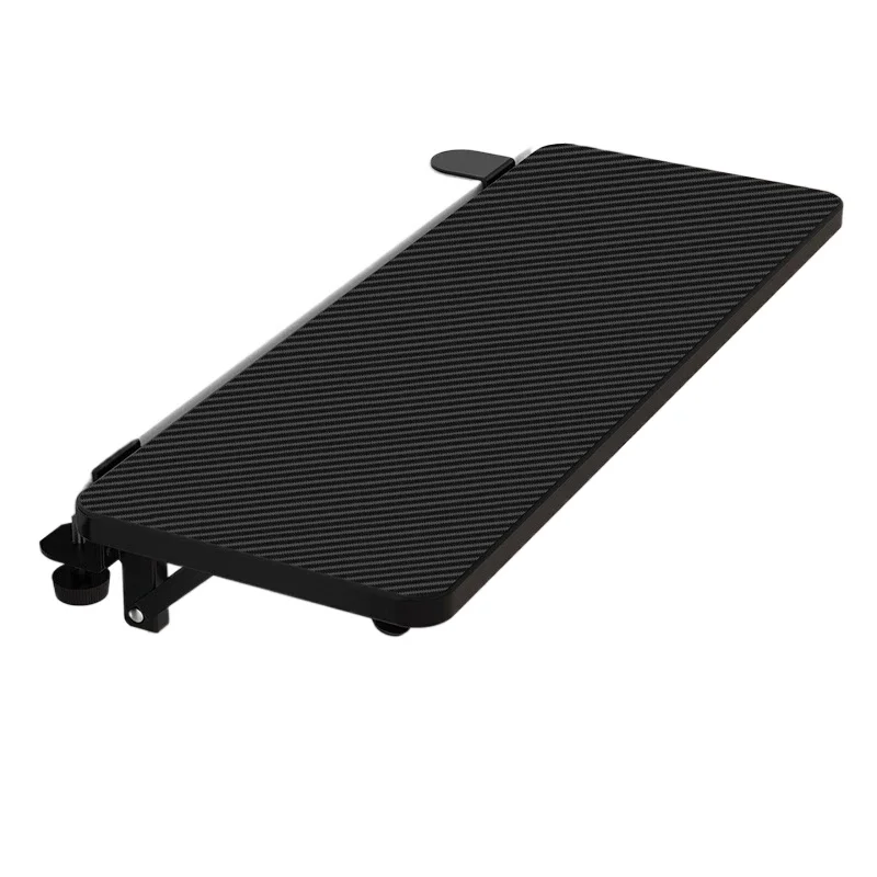 لوحة تمديد مكتبية قابلة للطي وواسعة طاولة الكمبيوتر المحمول ومسند اليد يدعم المكتب المنزلي بدون حفر ملحقات مكتب الكمبيوتر #6