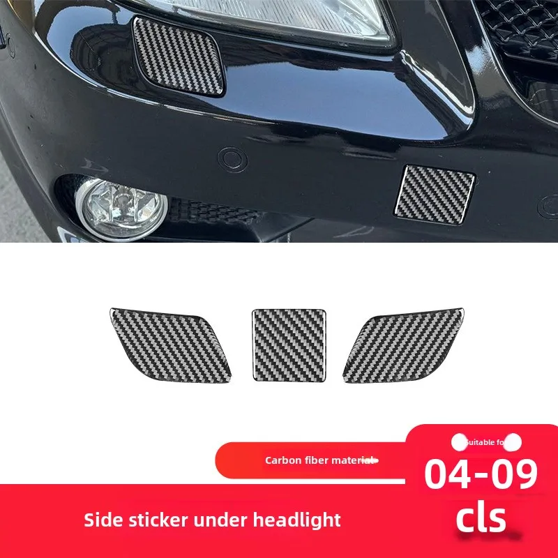 

Applicable to Mercedes-Benz04-09StyleCLSCarbon Fiber Interior Modified Pieces Headlight Cleaning Decorative Switch Stickers