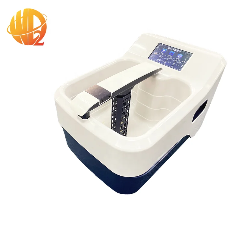 

Factory portable pedicure basin electric ionic detox massage bucket air bubble foot spa bath massager machine