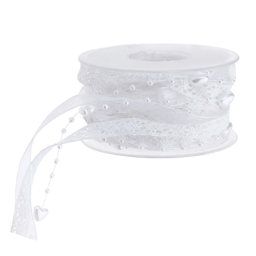 

5Meters ArtificialPearl Gift Wrapping Ribbon Wrapping Ribbon ForCakeDecorations ScrapbookingHairBows GiftBoxWrapping