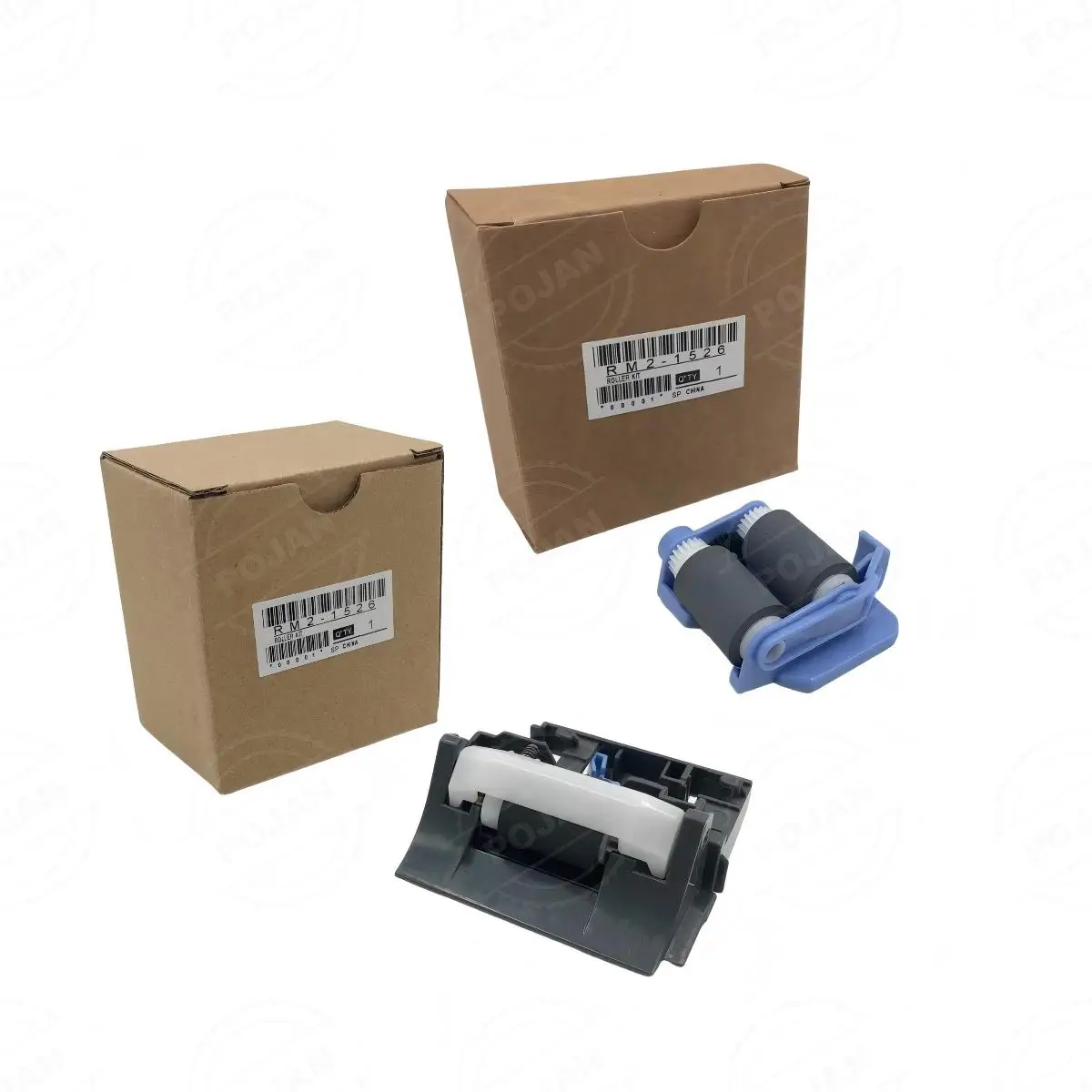 POJAN RM2-1526-000CN Pickup Roller Compatible with LaserJet M751 M776 M856 E75245 Tray 2 Separation Roll Printer Parts