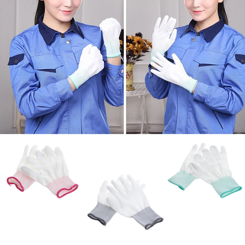 1Pair Anti Static Antiskid Glove PC Computer ESD Electronic Work Repair Gloves L4MD