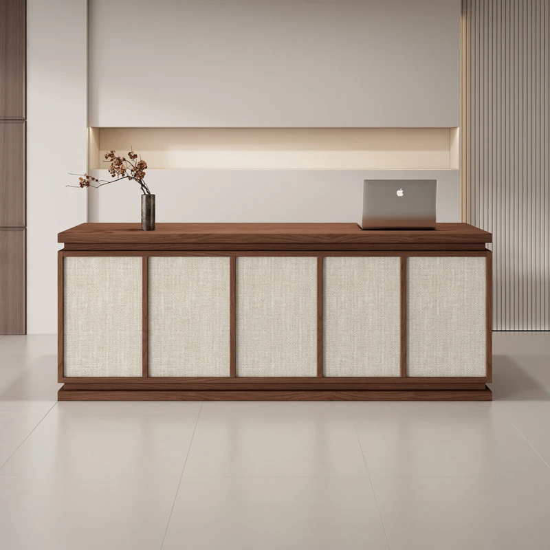 

Modern Counter Aesthetic Reception Desk Luxury Salon Reception Desk Church Business Theke Rezeption Industrial Furniture