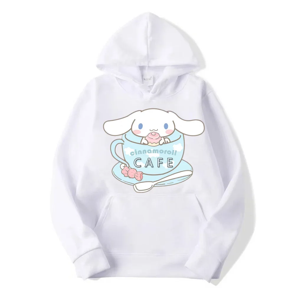 

2024 Cinnamoroll My Melody Hoodies for Boys Girls Kids Sanrio Kawaii Woman and Men Casual Japanese Style Gothic Tops