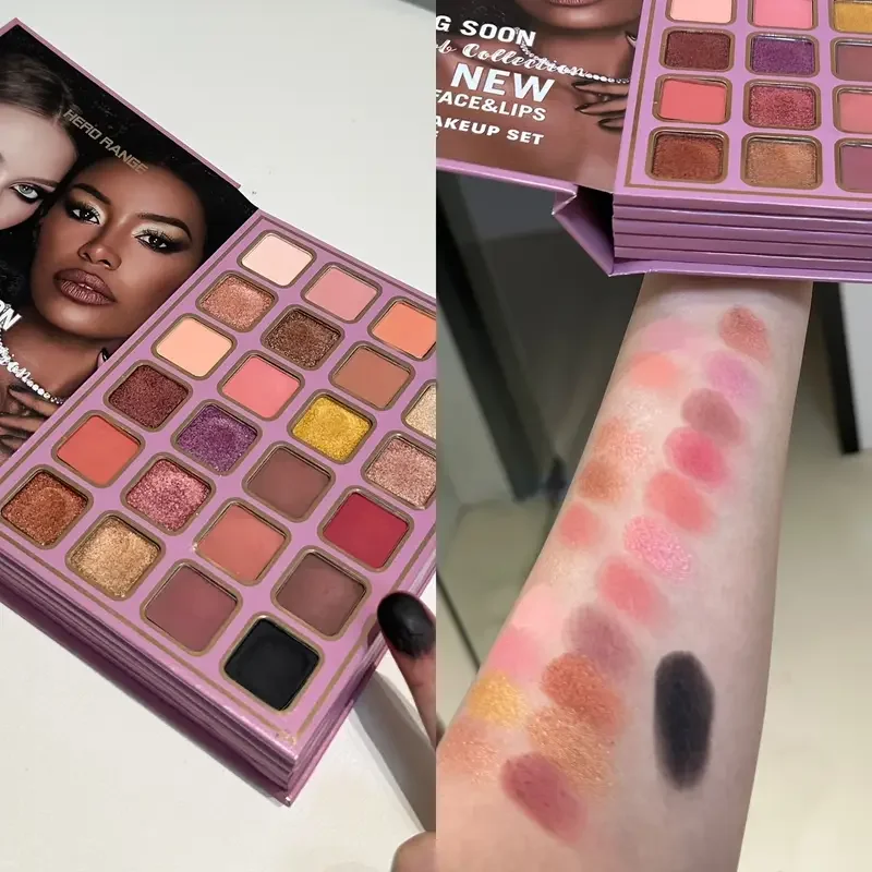 78 Colors Glitter Eyeshadow Palette Matte Waterproof Bookish Eyeshadow Palette Collection Blush All-in-One Multi-Color Makeup