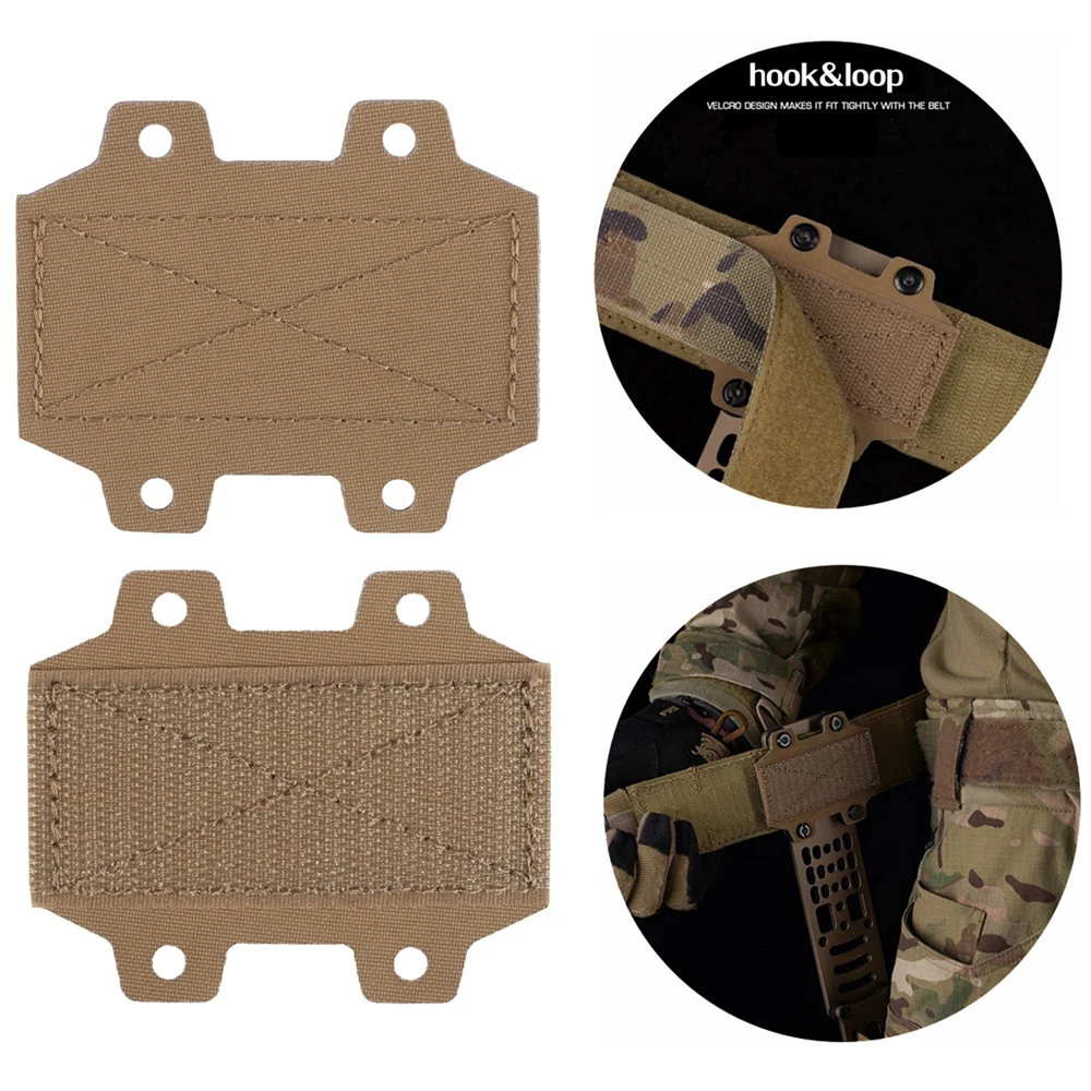 2pcs MHA Adapter Bridge Hook and Loop Modular Holster Adapter Mounting For Panel Two-piece Battle Belt Hunting Accessories