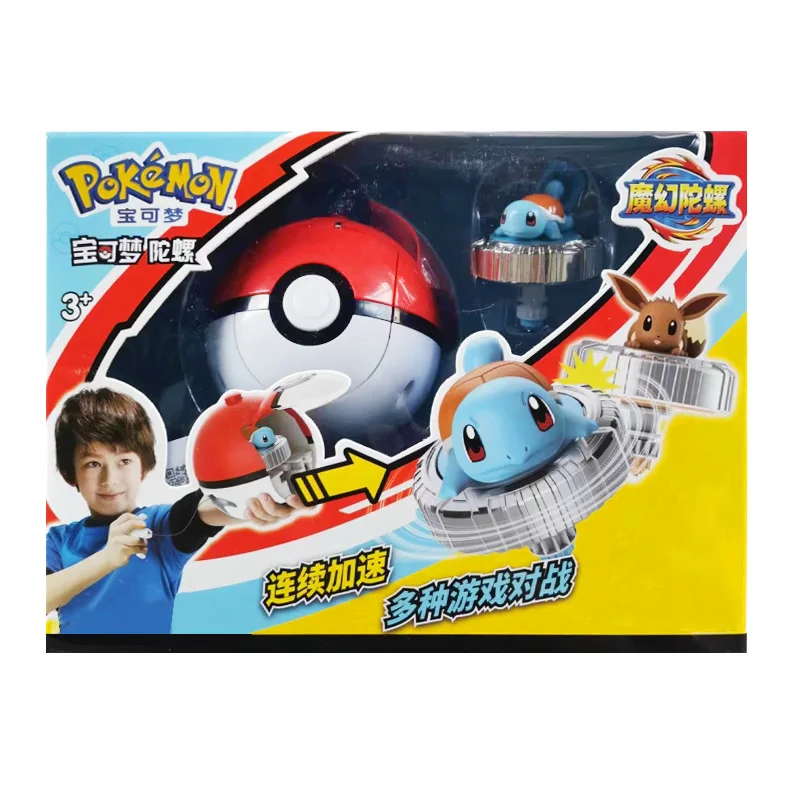 Pokemon Kreisel Actionfigur Pikachu Charmander Squirtle Mew Eevee Elf Ball Gyro Spinner Spiel Sammeln Spielzeug Set Kind Geschenk – Detail 14