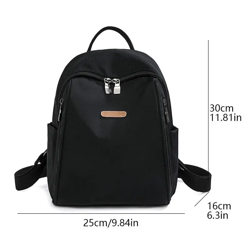 حقائب ظهر عصرية من النايلون للنساء 2025 حقيبة كتب من القماش حقيبة كتف يابانية للطلاب الجامعيين حقيبة مدرسية أنثوية Mochila