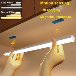 Motion Sensor Light Wireless LED Night Light USB Rechargeable Magnetic suction lamp Closet Lamp Induction night light Aisle 